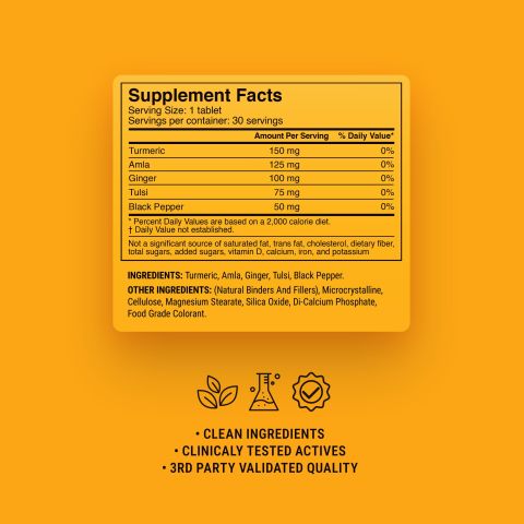 500mg Asian Golden Immunity Blend - Golden Citrus - Thumbnail 9