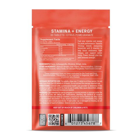 500mg Stamina + Energy - Citrus Pomegranate - Thumbnail 8
