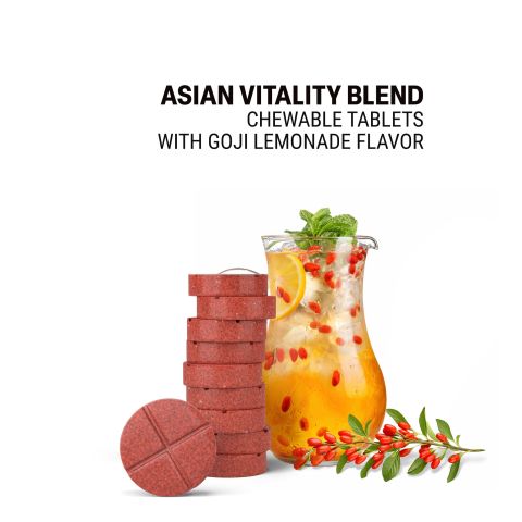 500mg Asian Vitality Blend - Goji Lemonade - Thumbnail 4