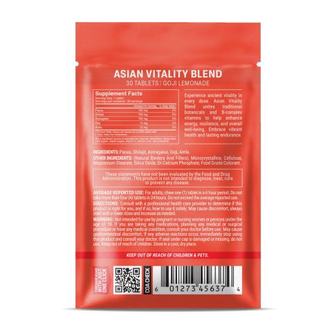 500mg Asian Vitality Blend - Goji Lemonade - Thumbnail 8