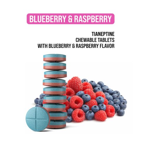 40mg Tianeptine Tablets - Blueberry & Raspberry - Thumbnail 5