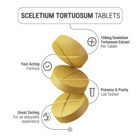 150mg Sceletium Tortuosum Extract Tablets - Pineapple - Thumbnail 5