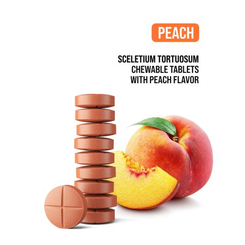 200mg Sceletium Tortuosum Extract Tablets - Peach - Thumbnail 4