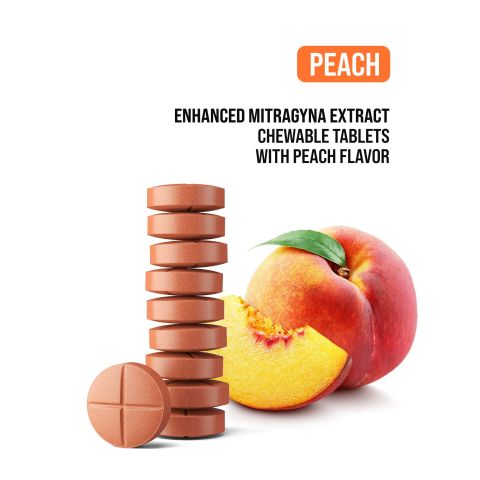 30mg Enhanced Mitragyna Extract Tablets - Peach - Thumbnail 4