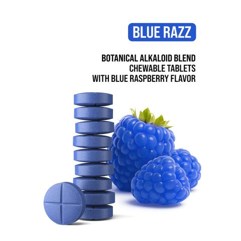 30mg Botanical Alkaloid Blend Tablets - Blue Razz - Thumbnail 4
