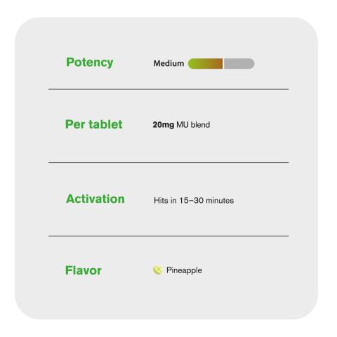 20mg MU Blend Tablets - Pineapple - Thumbnail 7
