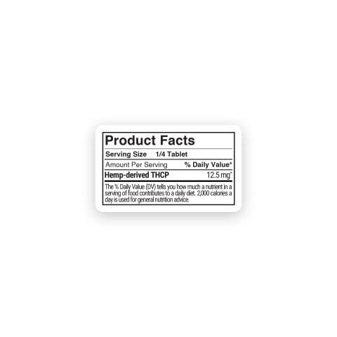 50mg THCP Tablets - Fruit Punch - Thumbnail 10