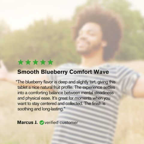 50mg Kratom Nano Chewable Tablets - Blueberry - Thumbnail 8